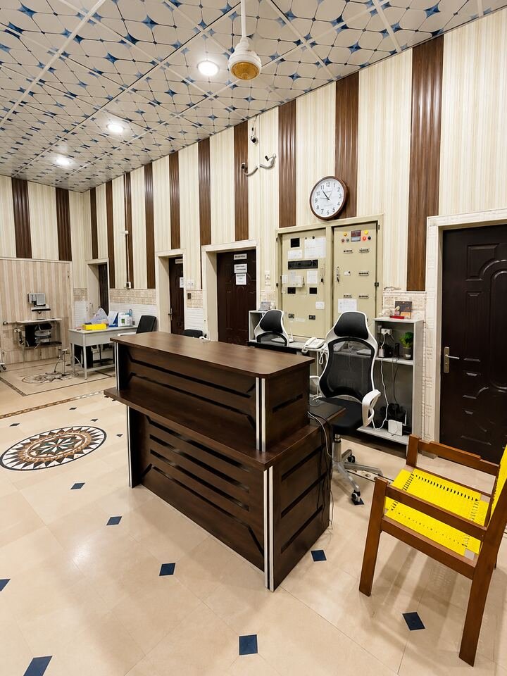 Clinic waiting area seating